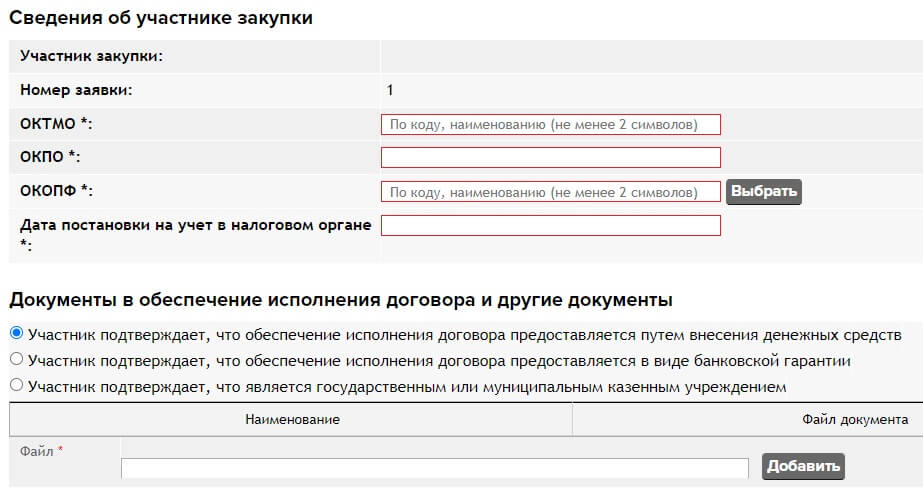 Заключение договора на РТС, секция 223-ФЗ